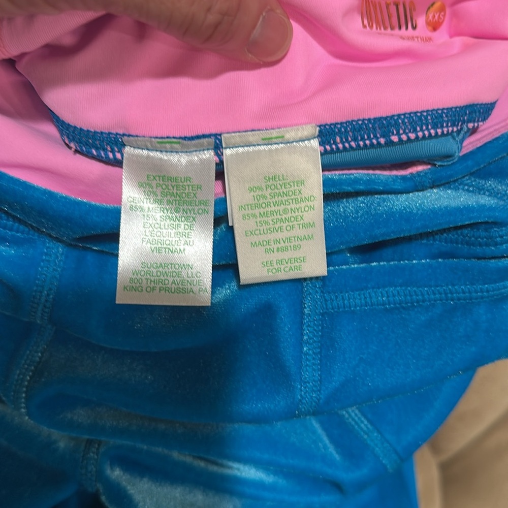 Lilly Pulitzer size XXS Luxletic Weekender High-Rise Velvet Leggings - Picture 7 of 11